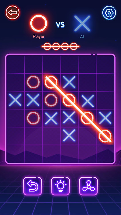 #2. Tic Tac Toe 2 Player: XOXO (Android) By: Rejoy Studio