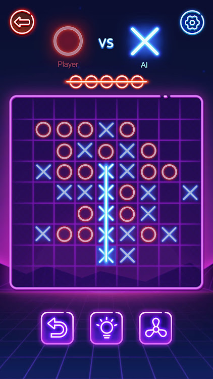 #4. Tic Tac Toe 2 Player: XOXO (Android) By: Rejoy Studio