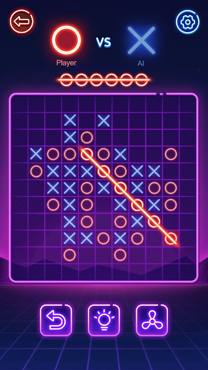 #5. Tic Tac Toe 2 Player: XOXO (Android) By: Rejoy Studio