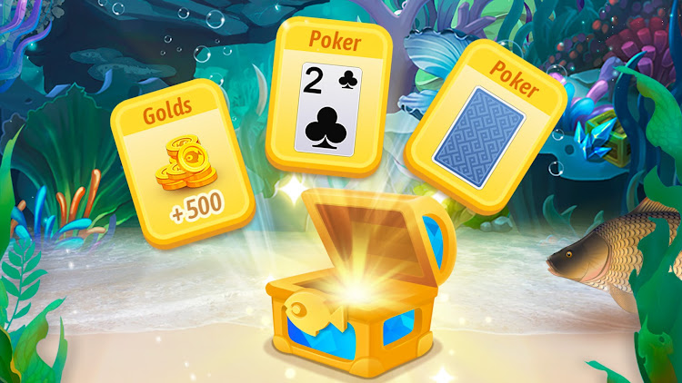 #10. Solitaire Fish World-OceanTrip (Android) By: Casual Game Dev