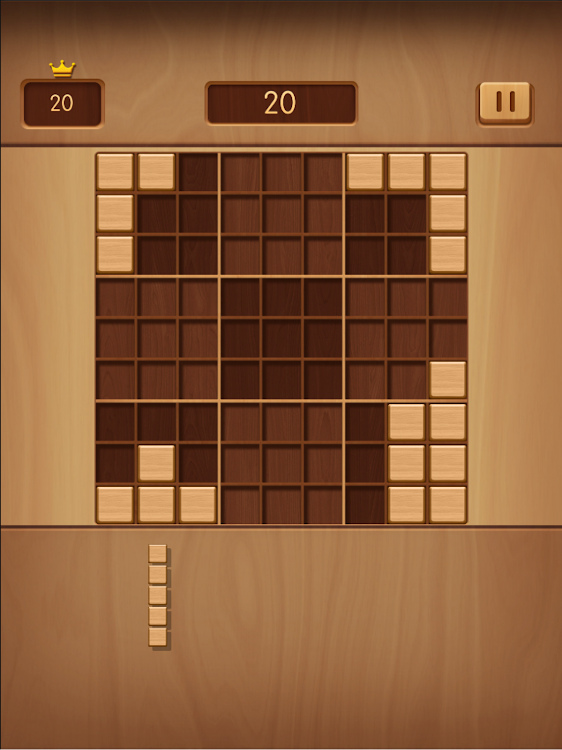 #7. Wood Block Doku (Android) By: Block Puzzle Games Inc