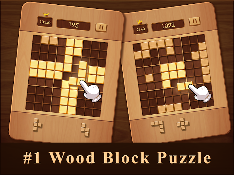 #10. Wood Block Doku (Android) By: Block Puzzle Games Inc