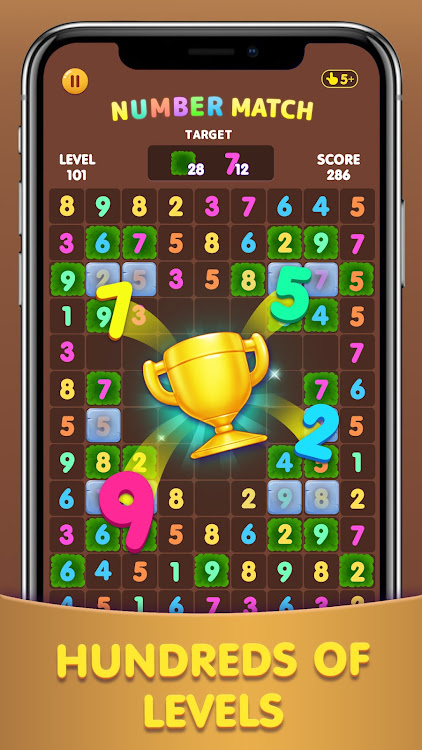 #2. Number Match: Ten Crush Puzzle (Android) By: Unico Studio