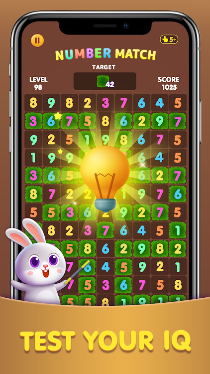 #3. Number Match: Ten Crush Puzzle (Android) By: Unico Studio