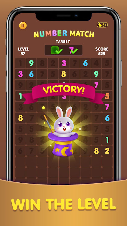 #8. Number Match: Ten Crush Puzzle (Android) By: Unico Studio