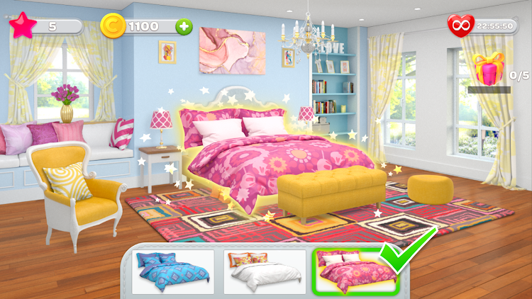 #3. Home Design : Miss Robins Home (Android) By: Giraffe Games Limited