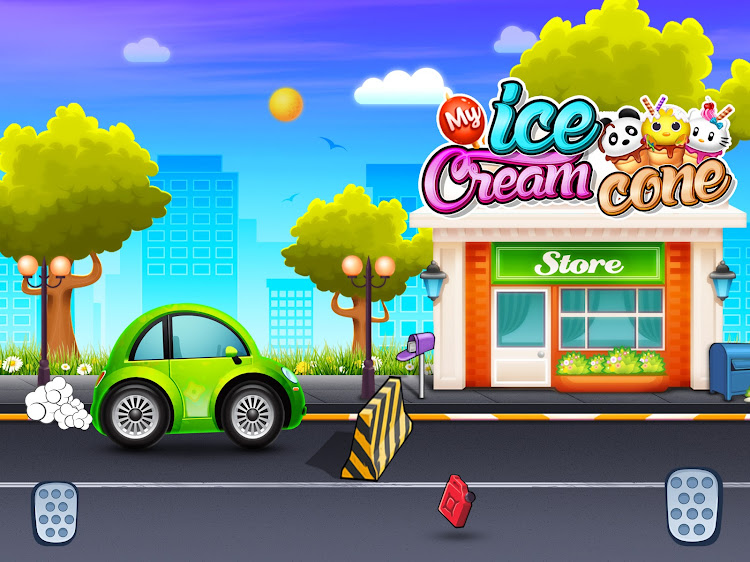 #8. Ice Cream Cone Baking Game (Android) By: Ninos World