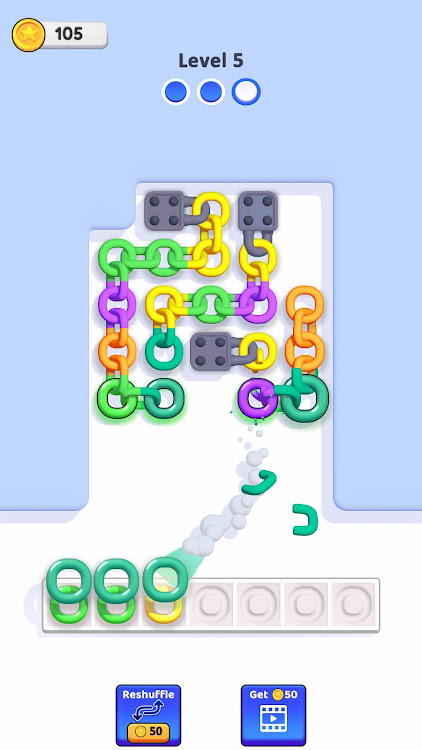 #6. Chain Jam 3D (Android) By: Bugbomb Studio