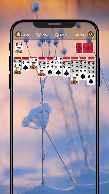 #4. Spider Solitaire - Card Games (Android) By: Playvalve