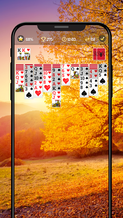 #6. Spider Solitaire - Card Games (Android) By: Playvalve