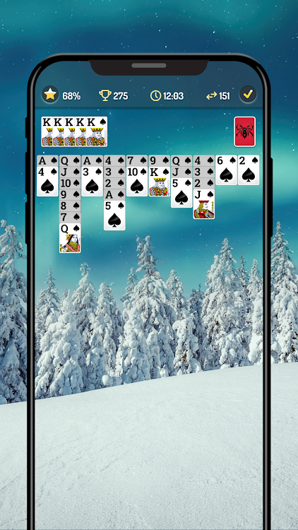 #7. Spider Solitaire - Card Games (Android) By: Playvalve