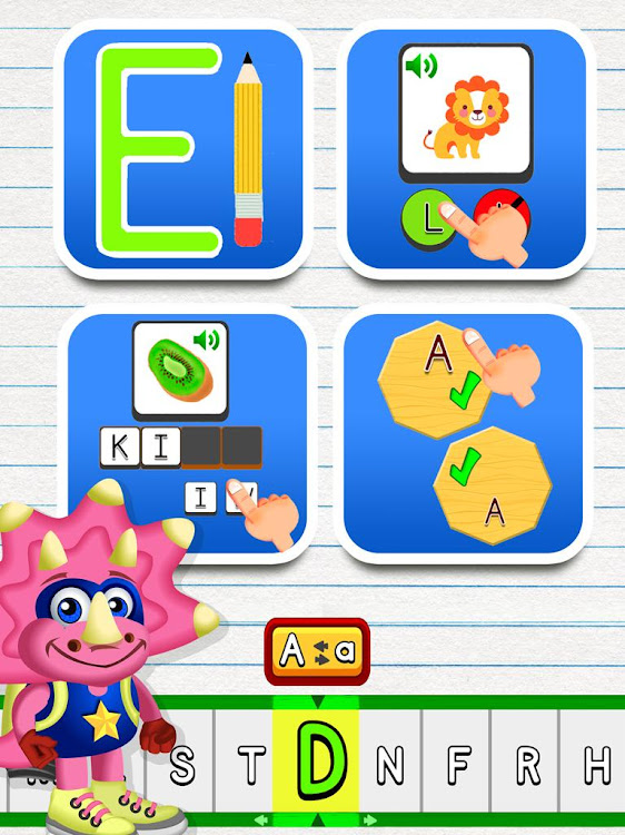 #4. ABC Dinos Full Version (Android) By: Didactoons