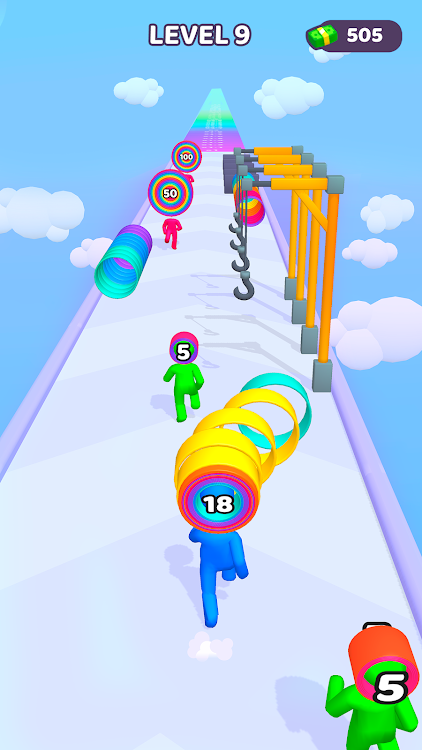 #4. Layer Man 3D: Run & Collect (Android) By: CASUAL AZUR GAMES