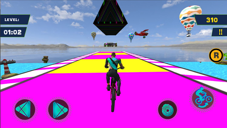 #2. Bmx Games Freestyle Bike Game (Android) By: AM Techno Inc.