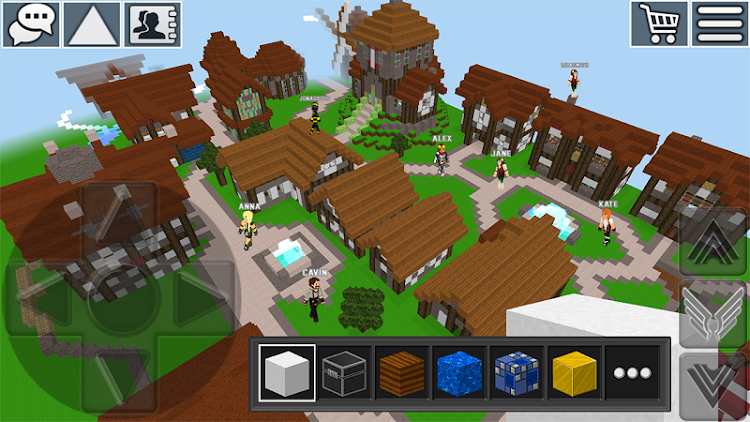 #9. WorldCraft: 3D Block Craft (Android) By: Playlabs, LLC