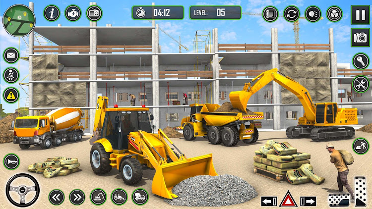 #4. City Construction Truck Sim 3D (Android) By: WarXone Gaming