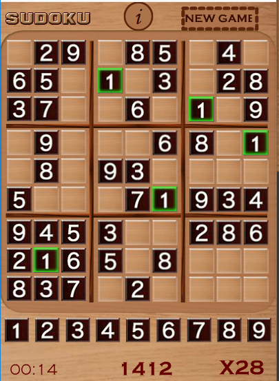 #5. Sudoku Puzzles (Android) By: DigiGalaxy®