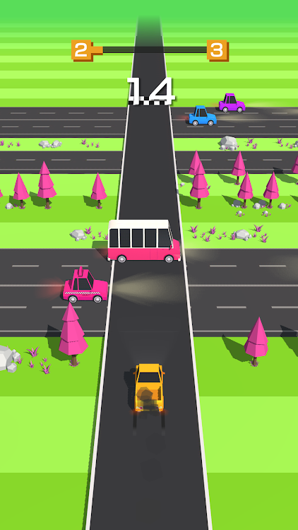 #4. Traffic Run!: Driving Game (Android) By: Geisha Tokyo, Inc.