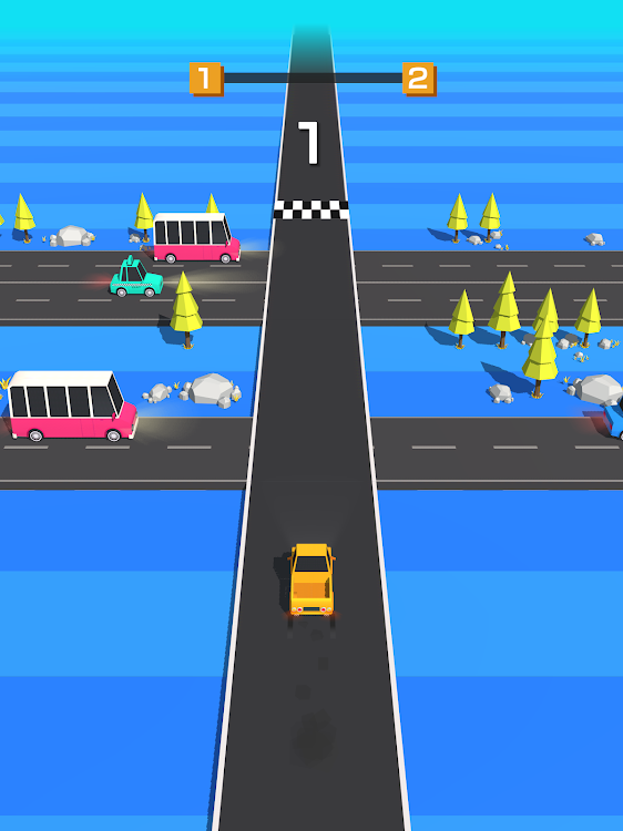 #9. Traffic Run!: Driving Game (Android) By: Geisha Tokyo, Inc.