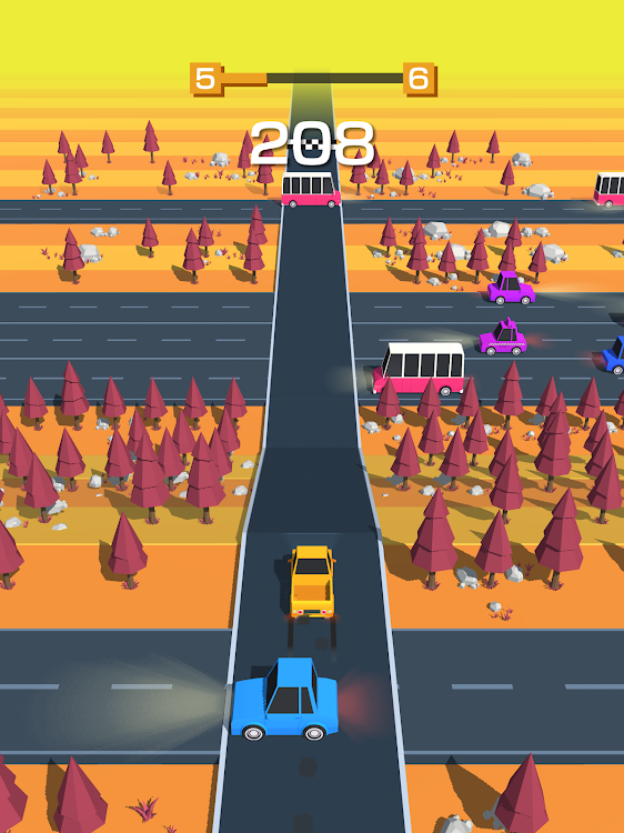 #10. Traffic Run!: Driving Game (Android) By: Geisha Tokyo, Inc.