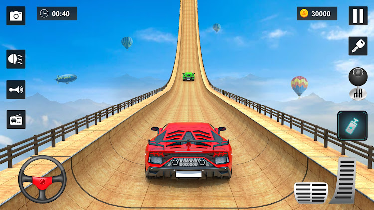 #6. Ramp Car Stunts - Car Games (Android) By: Games Wing