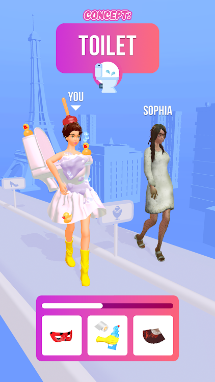 #2. Fashion Queen: Dress Up Game (Android) By: CASUAL AZUR GAMES