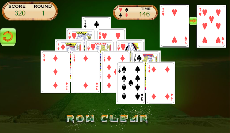 #6. Pyramid Solitaire - Math Fun. (Android) By: DigiGalaxy®