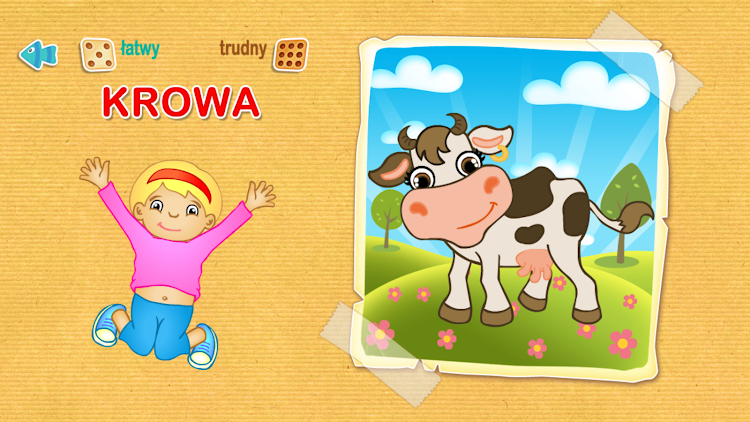 #4. Animowane Puzzle Dla Dzieci (Android) By: Fundacja Pro Liberis