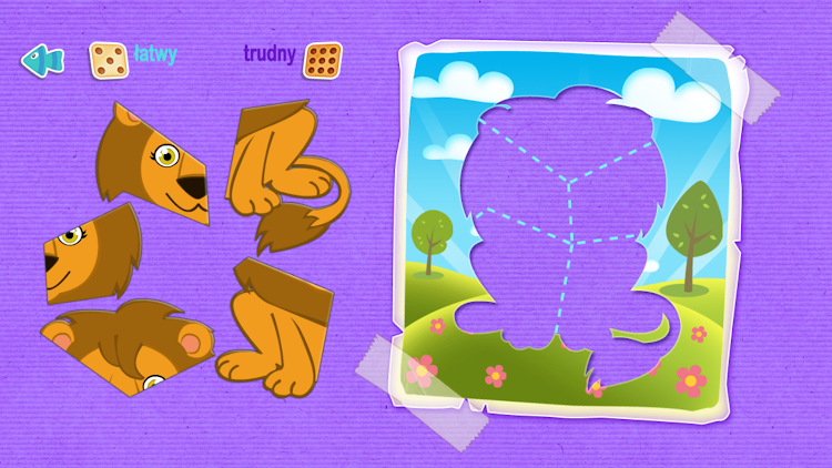 #9. Animowane Puzzle Dla Dzieci (Android) By: Fundacja Pro Liberis