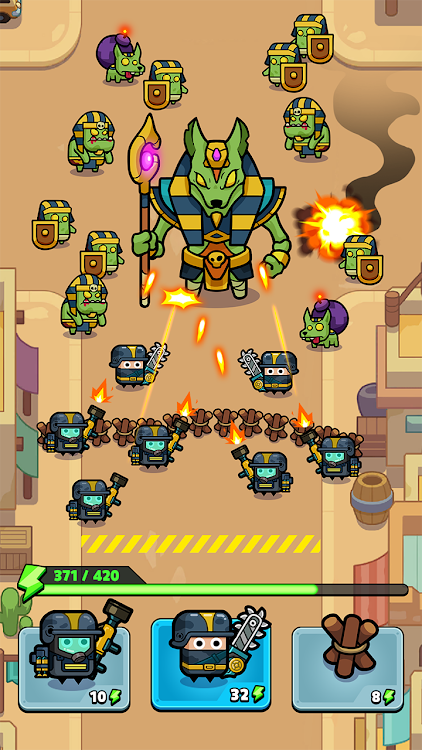 #3. Alien Fight: Police vs Zombie (Android) By: HIGAME Jsc