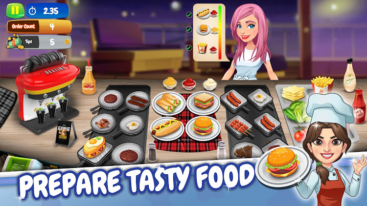 #5. Madness Cook 3D Burger Games (Android) By: Game Barrels