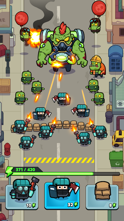 #8. Alien Fight: Police vs Zombie (Android) By: HIGAME Jsc