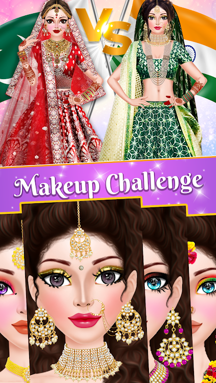 #6. Indian Bridal Wedding Makeup (Android) By: Makeup Games for girls