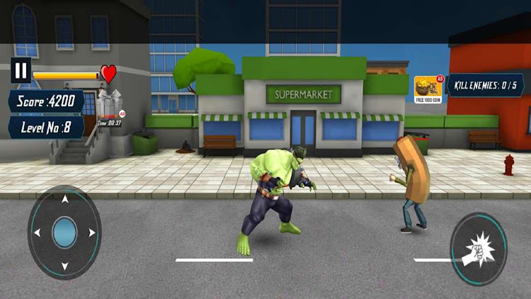 #2. Spider Fighting: City Battle (Android) By: Warrior Zone