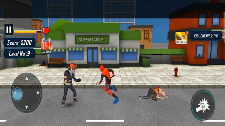 #3. Spider Fighting: City Battle (Android) By: Warrior Zone