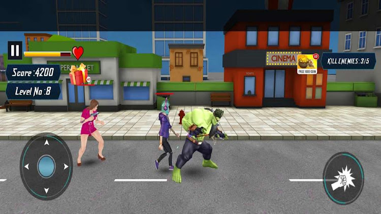 #4. Spider Fighting: City Battle (Android) By: Warrior Zone