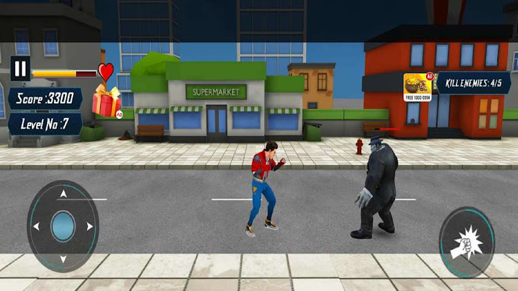 #5. Spider Fighting: City Battle (Android) By: Warrior Zone