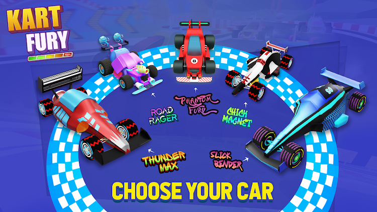 #6. Kart Fury: Multiplayer Racing (Android) By: Tiny Kraken Games