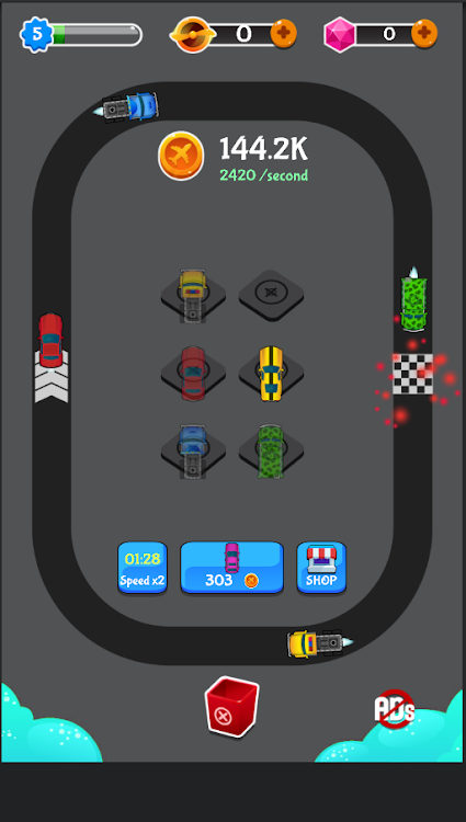 #2. Merge Car (Android) By: Busy Gamers