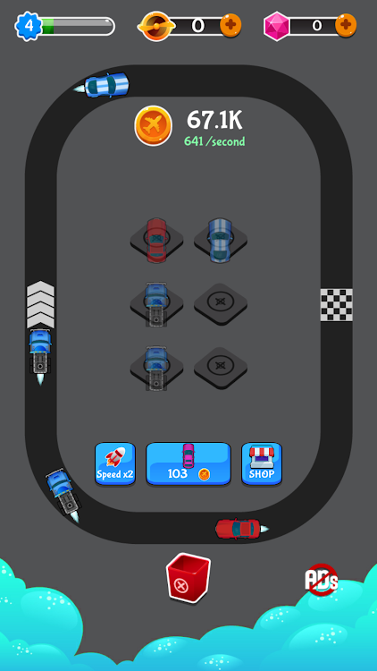 #4. Merge Car (Android) By: Busy Gamers