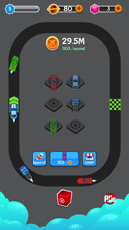 #5. Merge Car (Android) By: Busy Gamers