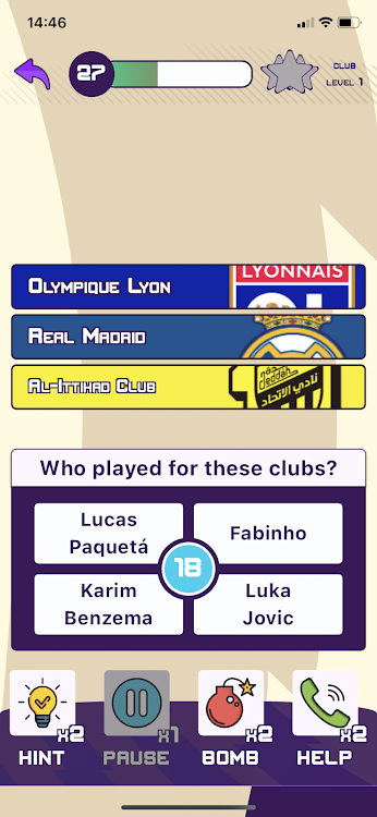 #9. Football Master Quiz (Android) By: lcqd