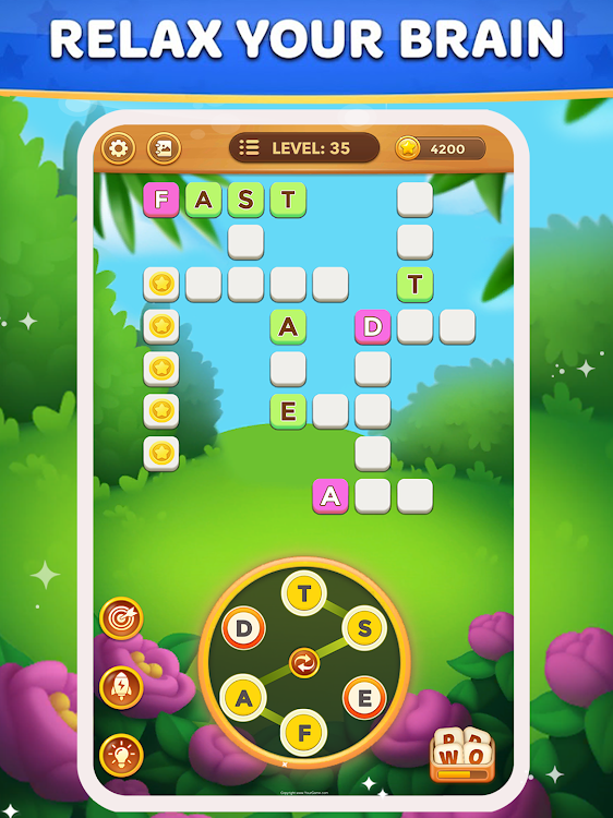 #5. Word Connect - Fun Puzzle Game (Android) By: otto games