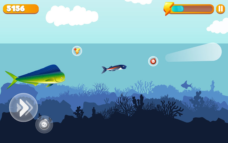 #5. Wingzy: The Flying Fish (Android) By: kurukafa