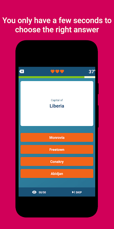 #3. World's Capital Trivia (Android) By: Cool Great Apps