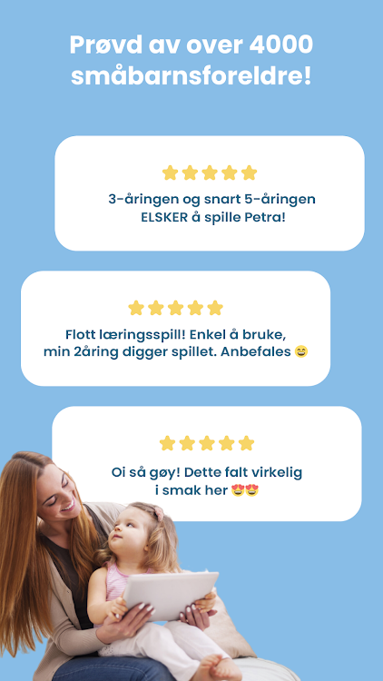 #2. Petra - lek og lær (1-6 år) (Android) By: Petras verden