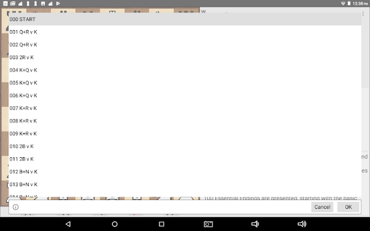 #7. Chess Openings Wizard (Android) By: Bookup Chess