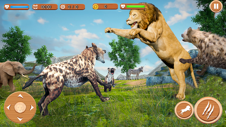 #3. King Lion Beast : Animal Games (Android) By: Goldstone Creatives