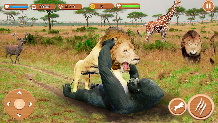 #4. King Lion Beast : Animal Games (Android) By: Goldstone Creatives