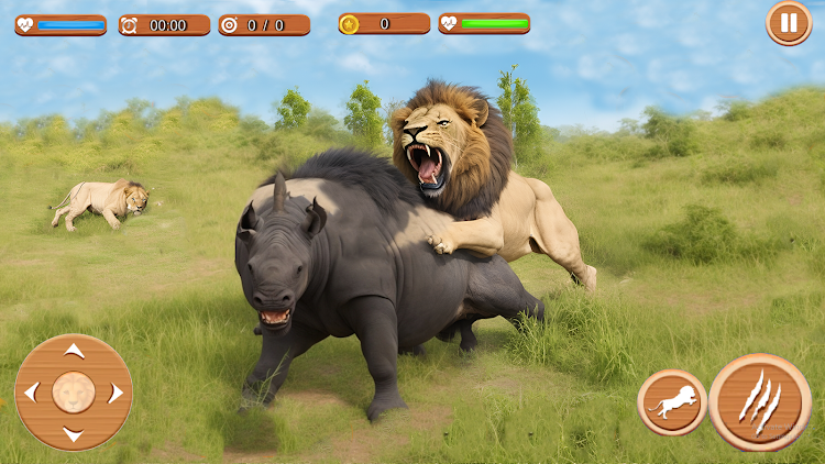 #5. King Lion Beast : Animal Games (Android) By: Goldstone Creatives